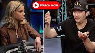 Phil Hellmuth Billionaire Roger Sippl Cate Hall  Livestream Cash Poker  BetRivers [upl. by Orren]