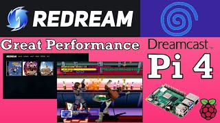 REDREAM Great SEGA Dreamcast emulator Raspberry Pi 4 [upl. by Tedmund673]