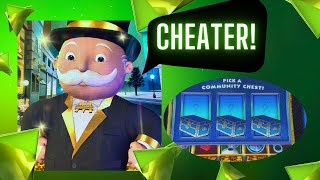 🚨NEW Monopoly Cheaters Edition Slot🚨Multiple BONUS Featuresslots casino lasvegas [upl. by Froma]