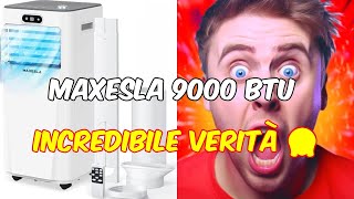 Recensione maxesla condizionatore portatile 9000 btu vale la pena [upl. by Ahsratal]