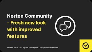 Norton Community  Fresh new look with improved features [upl. by Carly385]