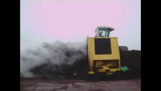 Backhus 1760 windrow turner for compost [upl. by Laurent636]