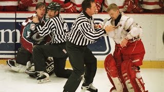 Top 10 Redwings vs Avalanche Rivalry Moments [upl. by Uhn]