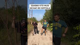 ZGADNIJ KTO MUSI JECHAĆ DO SZPITALA… shorts [upl. by Anielram]