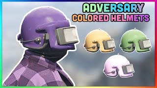 EASY How To Get Adversary Colored Riot Helmets GTA Online [upl. by Urana]