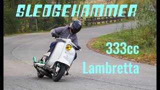 SLUK  333cc Lambretta CP Sledgehammer  WORLD FIRST TEST [upl. by Annid93]