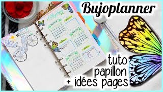 🦋 BULLET JOURNAL 2 On commence ensemble  tuto papillon [upl. by Yanttirb]