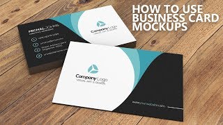 How to use Business Card Mockup in Photoshop [upl. by Aydin347]