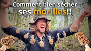 Comment BIEN sécher ses morilles en 2023 Astuce de grandpère [upl. by Donella]