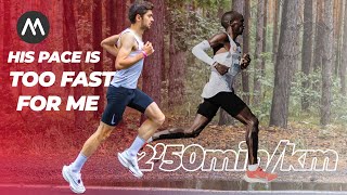 FOR HOW LONG CAN I RUN AT ELIUD KIPCHOGES MARATHON PACE  NIKE ALPHAFLY NEXT 2 CHALLENGE [upl. by Goldfinch]