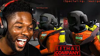 RDC FIRST TIME PLAYING LETHAL COMPANY [upl. by Devonne745]