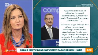 Rapporto Draghi  Unomattina 10092024 [upl. by Nagaer]