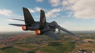 F14 DCS MISSILE AIR SOL ADM141  attaque Roquette LAU10 sur SAM 3 [upl. by Langan734]