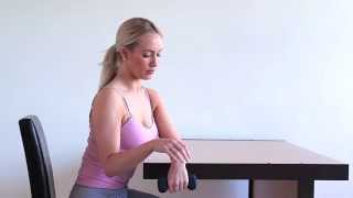 Eccentric Wrist Strengthening  Tennis Elbow [upl. by Roderic]