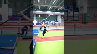 😘🇫🇮Elina Lampela  Finnish pole vault Perfect slow motionshortsElinaLampelaFinnishpolevaulter [upl. by Eiramana]