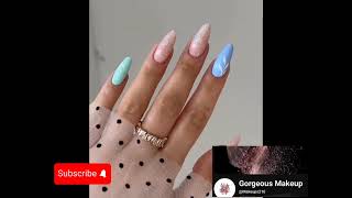 trendy nails artyoutube ytvideo makeup glitter [upl. by Leila]