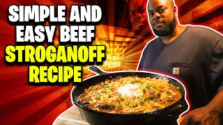 Simple and Easy Classic Beef Stroganoff Recipe [upl. by Oibaf]