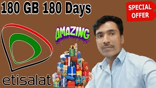 How to get Active 180 GB Etisalat internet packages 2024 Etisalat net packages 2024 [upl. by Flann]