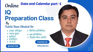 Date and calendar  calendar trick Date and Calendar shortcut trick Part 1  Tulshi Ram Dhakal [upl. by Oisinoid412]