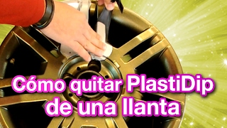 Cómo quitar PlastiDip de una llanta [upl. by Iggie172]