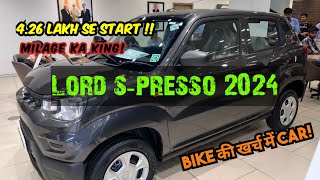 Maruti Spresso 2024  Milaege King  Interior  Exterior  CNG VS PETROL  price  Detail Review LXI [upl. by Knowles]