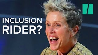 Frances McDormand Explains Inclusion Riders To Hollywood [upl. by Dnalevelc]