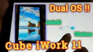 Cube iWork 11 Dual OS Substitle [upl. by Odnama33]