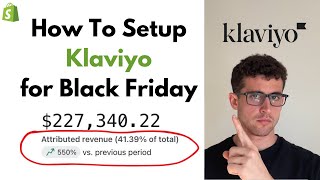 How To Setup Klaviyo for Black Friday 2024  Klaviyo Email Marketing [upl. by Stanton]