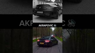 AMG C63s STOCK VS AKRAPOVIC mercedes c63 v8 akrapovic [upl. by Ojillib102]