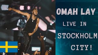 Omah Lay’s Complete Live Performance in Stockholm City [upl. by Addis560]