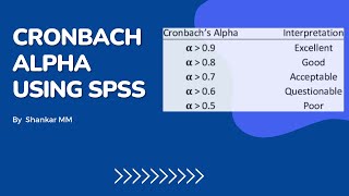 Cronbach alpha test using SPSS [upl. by Mitchael237]