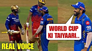 quotISKE DIMAG ME WORLDCUP CHAL RAHA HAI quot  Rohit Sharma trolls Dinesh Karthik Caught on STUMP MIC [upl. by Sheley552]