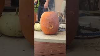 Firecracker Pumpkin Carving [upl. by Roots511]