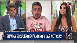 quotLa vida de Lucas Benvenuto HA SIDO DRAMÁTICAquot  Silvina Escudero en quotAndino y las Noticiasquot [upl. by Nylassej]