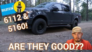 Bilstein 6112 amp 5160 FULL REVIEW on the 2020 F150 for Overlanding [upl. by Eydnarb182]