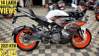 2021 KTM RC 125 bs6 detailed review and walkaround price  mileage indorimotoroids [upl. by Lebasiairam]