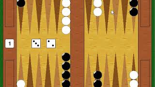 How To Play  Backgammon  The Basics  A Sample Game [upl. by Attalanta]