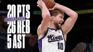 Sabonis Grabs EVERY REBOUND in CareerNight in Memphis 💪  12924 [upl. by Terti]