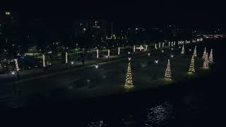 Molos Limassol Christmas 2023  4K  By drone [upl. by Amador121]