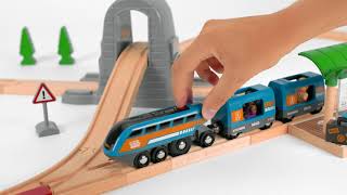 BRIO World  33972 Smart Tech Sound Action Tunnel Travel Set [upl. by Roley864]