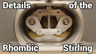 Details of the Rhombic Stirling engine [upl. by Nema13]