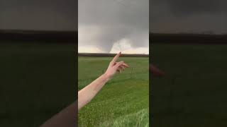 🌪️ Mile wide Tornado in Iowa UP CLOSE [upl. by Marisa]