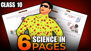 Class 10 URGENT Finish SCIENCE syllabus in 6 PAGES🔥 [upl. by Agon727]