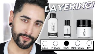 How To ACTUALLY Layer Your Skincare Routine  Ft The Inkey List A D ✖ James Welsh [upl. by Darrin]