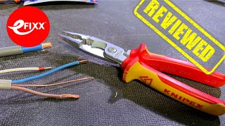 Knipex electrical installation pliers  6 5 or 4 useful electricians tools in one [upl. by Namrej999]