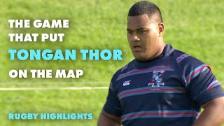 When Taniela Tupou put the rugby world on alert  Schoolboy Rugby Highlights  RugbyPass [upl. by Anehsak]