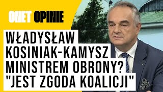 Władysław KosiniakKamysz ministrem obrony quotJest zgoda koalicjiquot [upl. by Atinar]