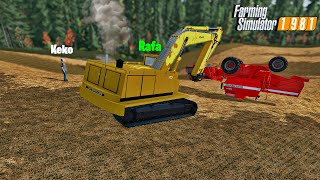 Novo Progresso 40  Destombei a colheitadeira com uma escavadeira  Farming simulator 22 [upl. by Rowan]