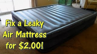 Fix Your Leaky Air Mattress For 2 by GettinJunkDone [upl. by Hsirt]