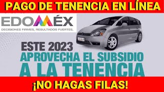 PAGO DE TENENCIA quotEN LÍNEAquot DE MOTO O CARRO ESTADO DE MÉXICO 2023  TRÁMITES  FÁCIL Y RÁPIDO SEMOVI [upl. by Tnek]